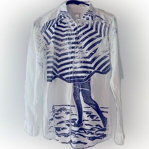 Mossimo Alba 100% cotton button down shirt